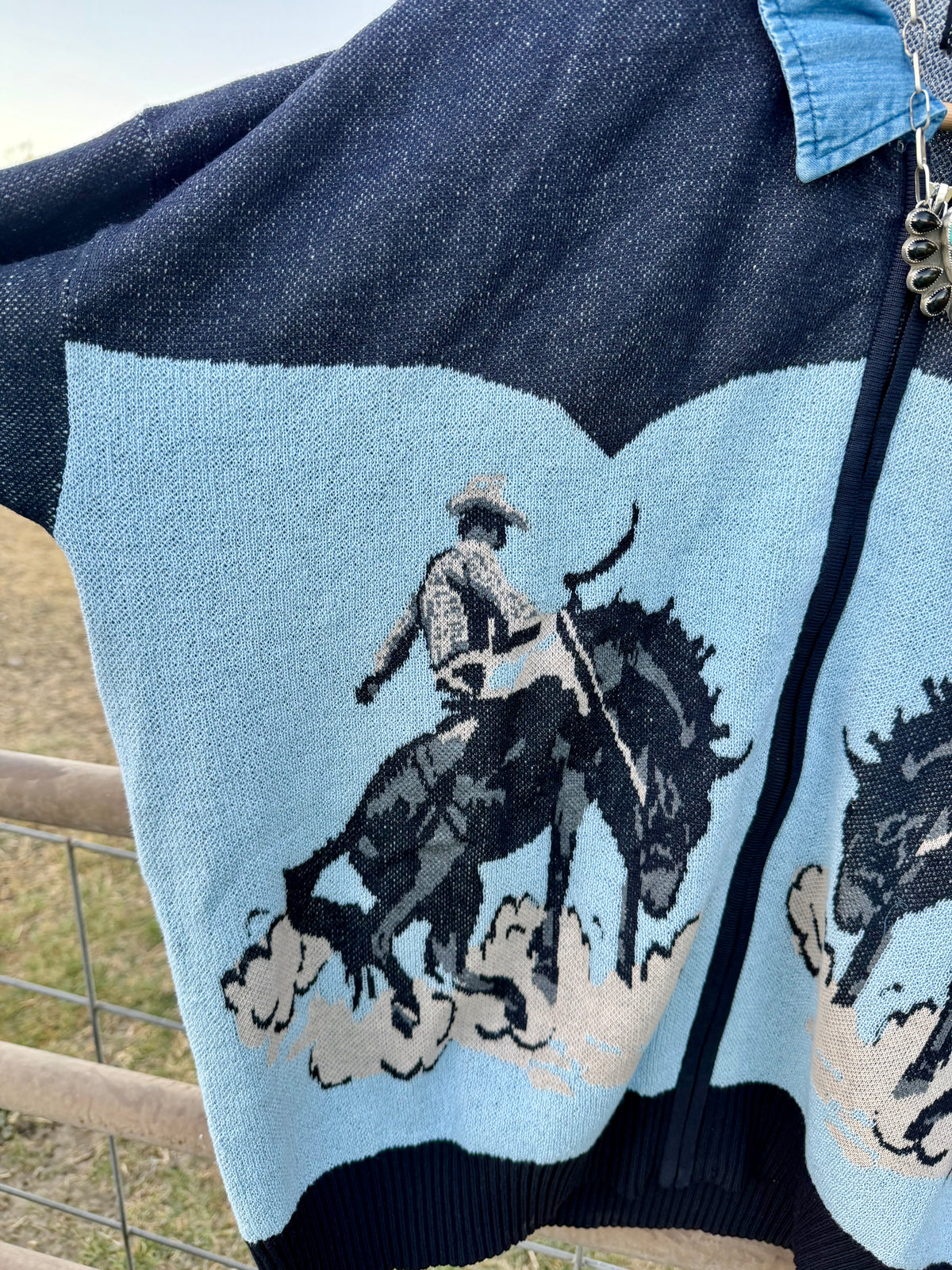 Bronc Blues Zip Up
