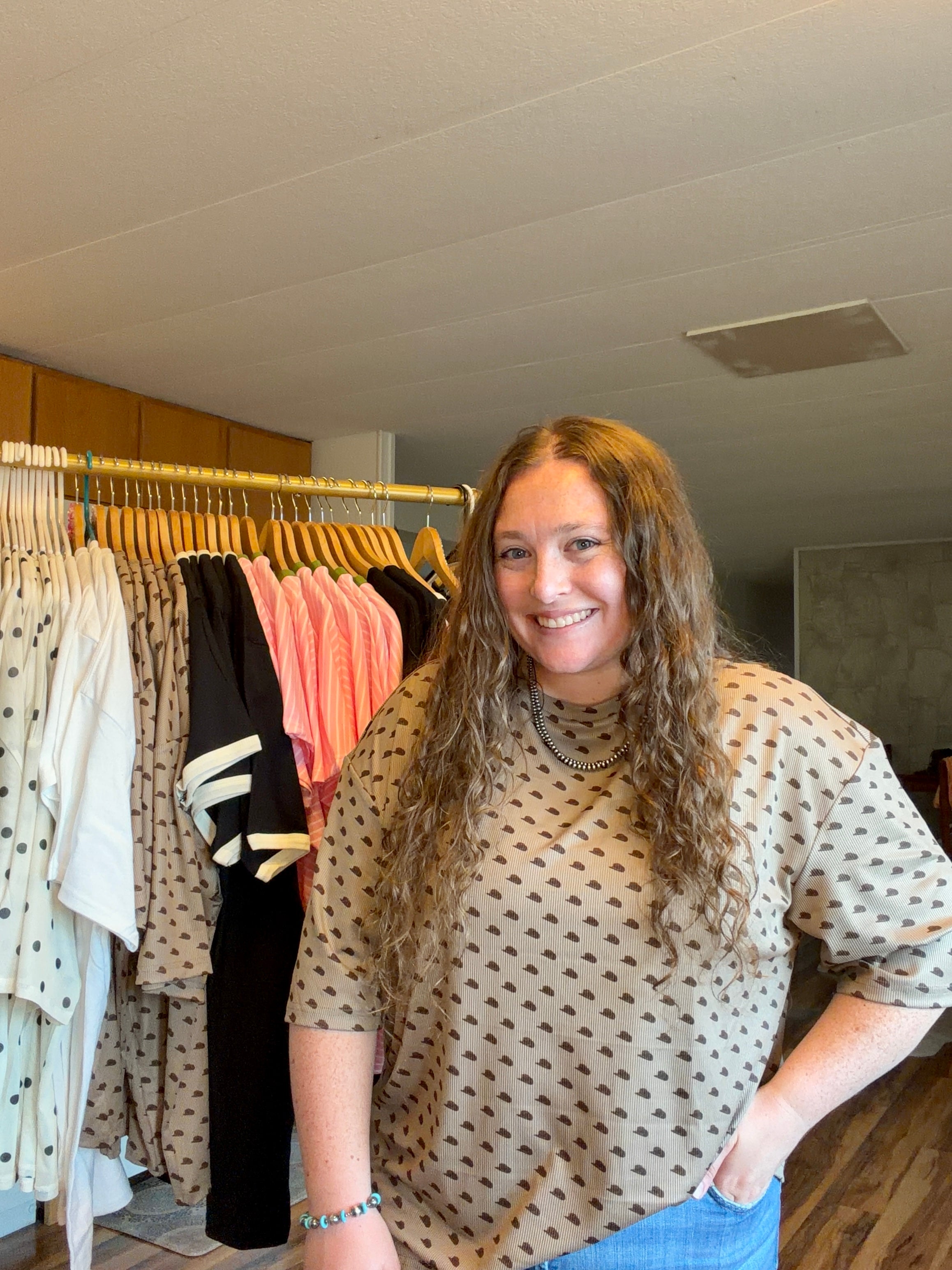 The Polka Dotted Cowboy Top