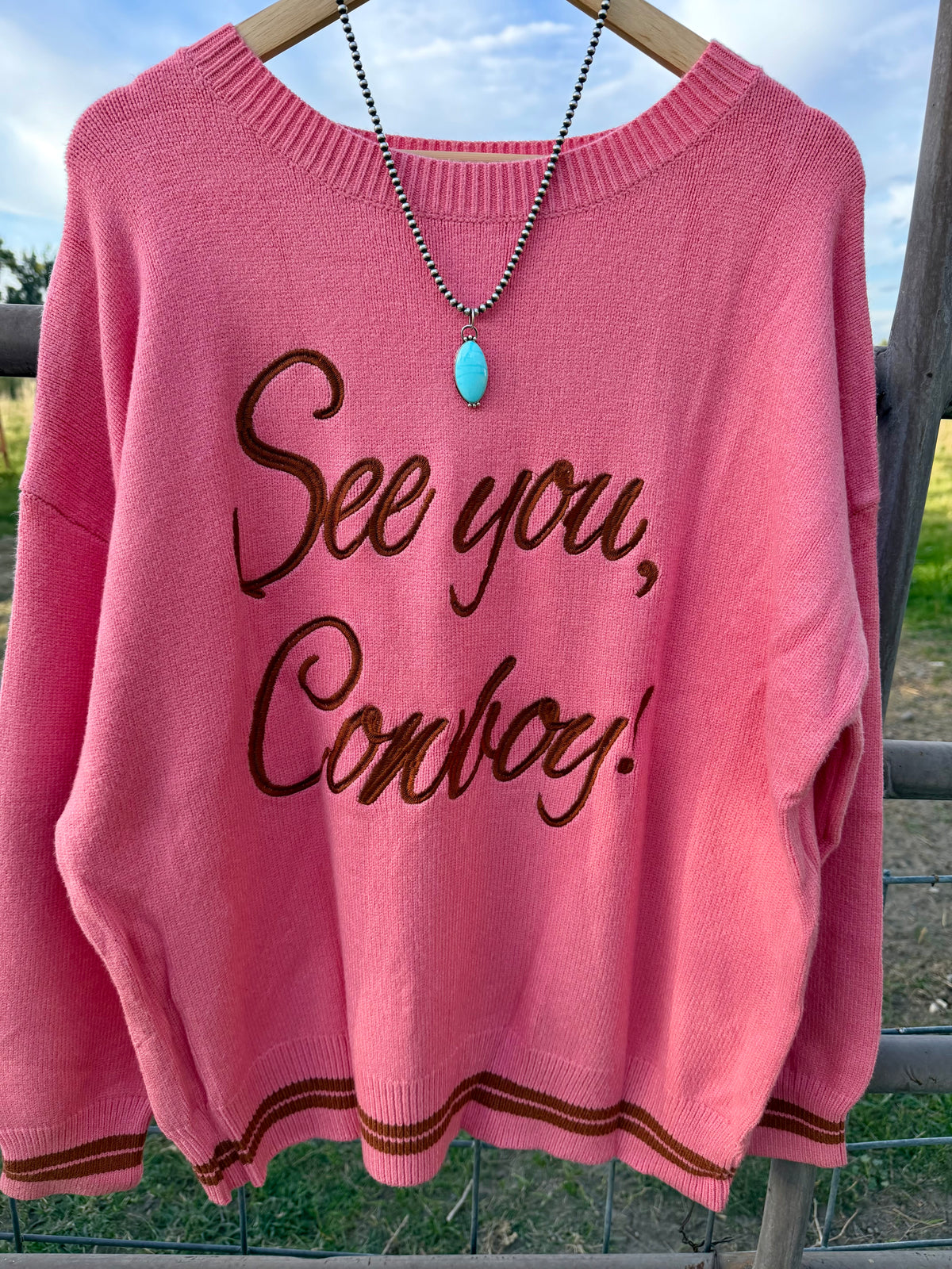 See You Cowboy Sweater