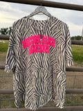 Unicorn Ranch Zebra Tee