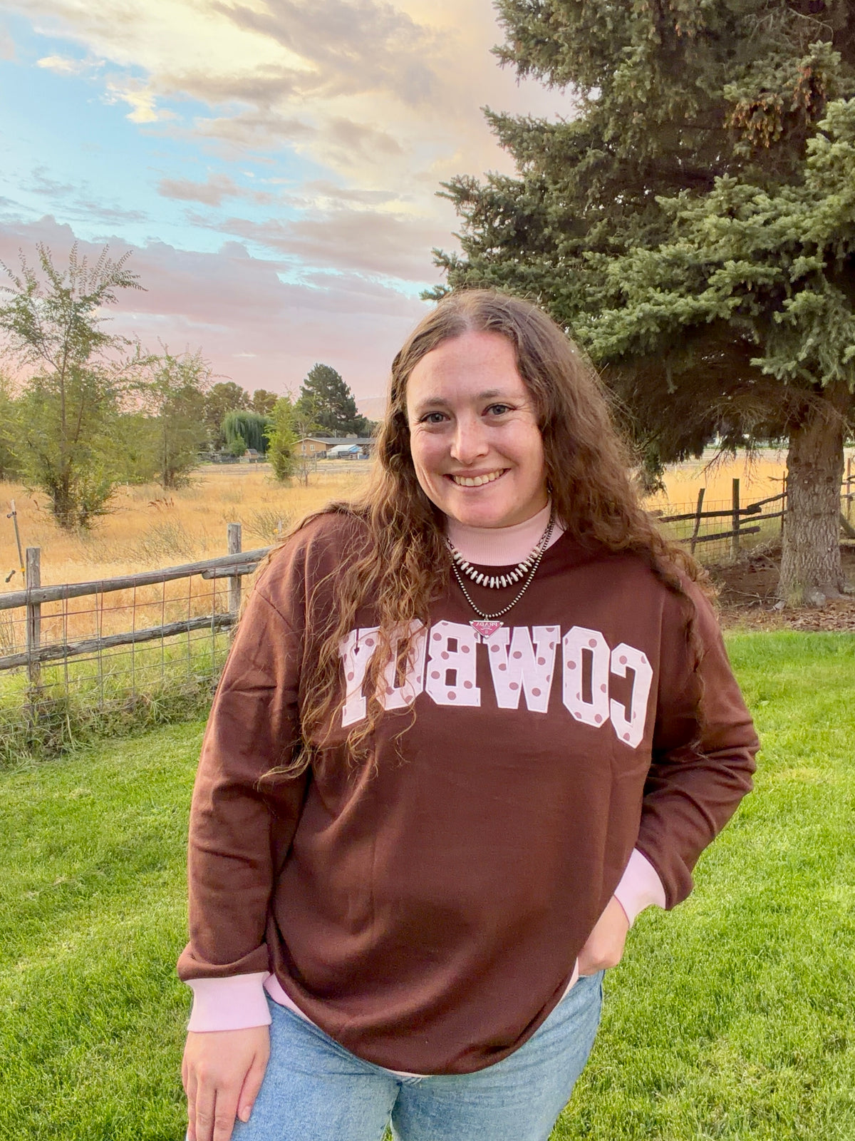 Cowboy Sweetheart Mockneck