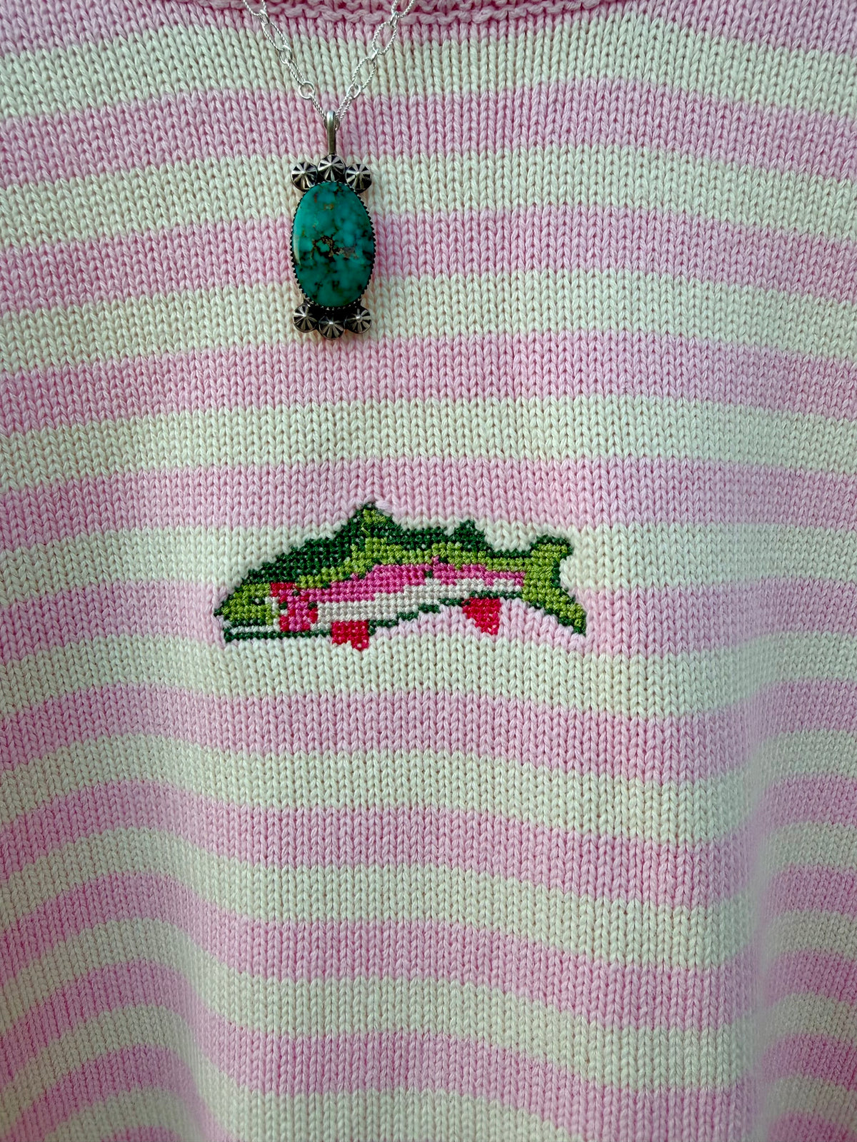 Pink Fish Sweater