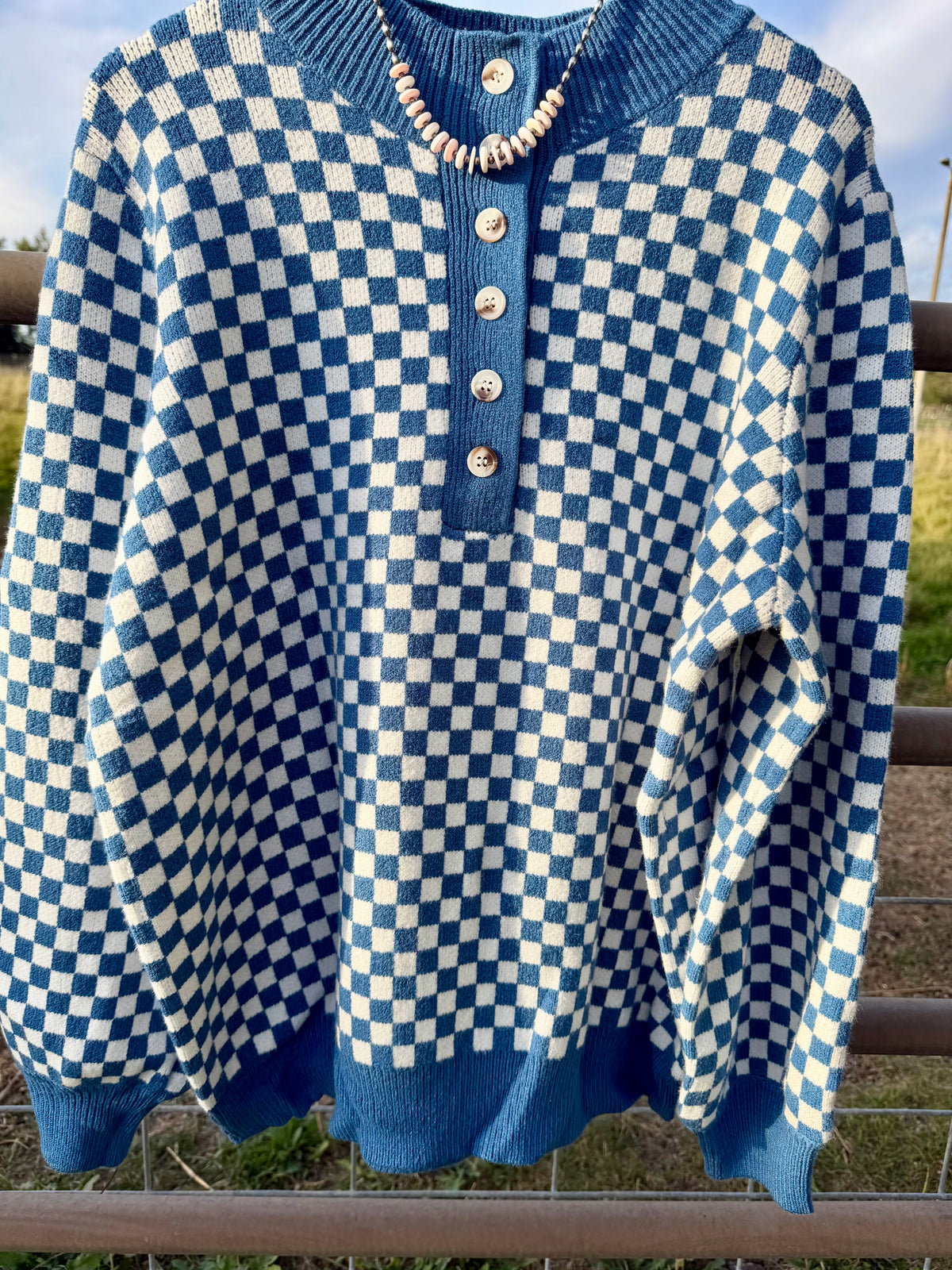 Blue Ribbon Sweater