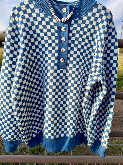 Blue Ribbon Sweater