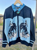Bronc Blues Zip Up