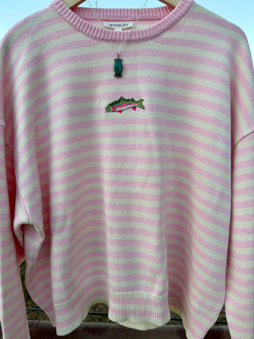 Pink Fish Sweater