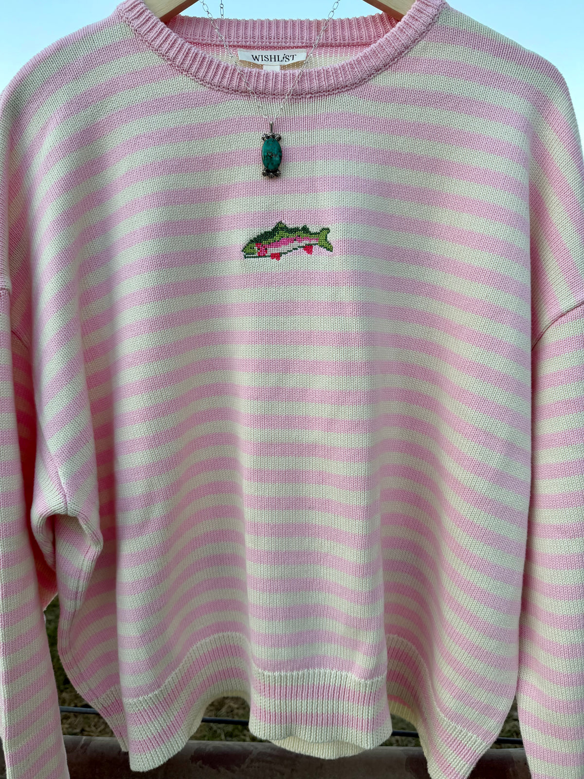 Pink Fish Sweater