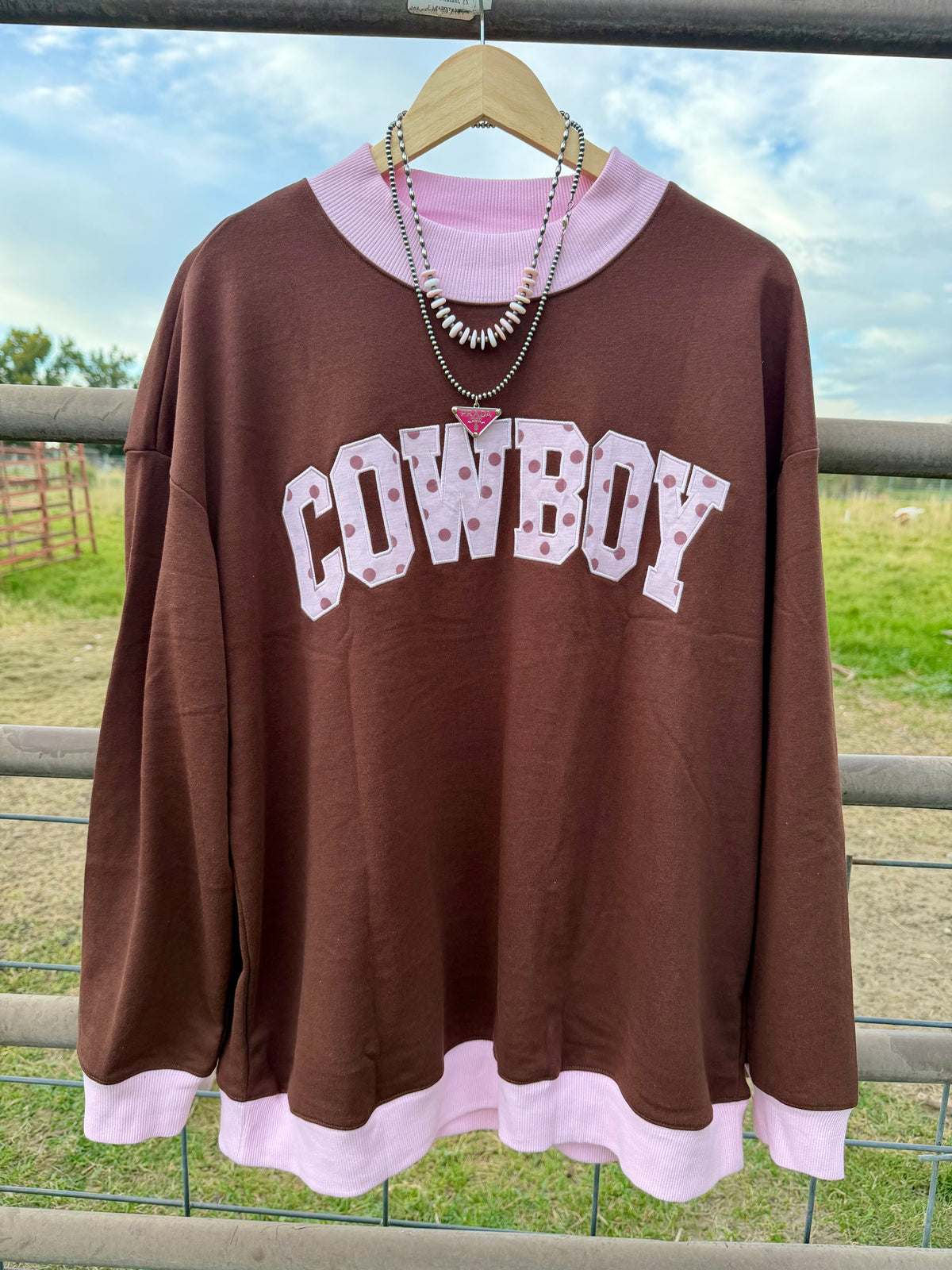 Cowboy Sweetheart Mockneck
