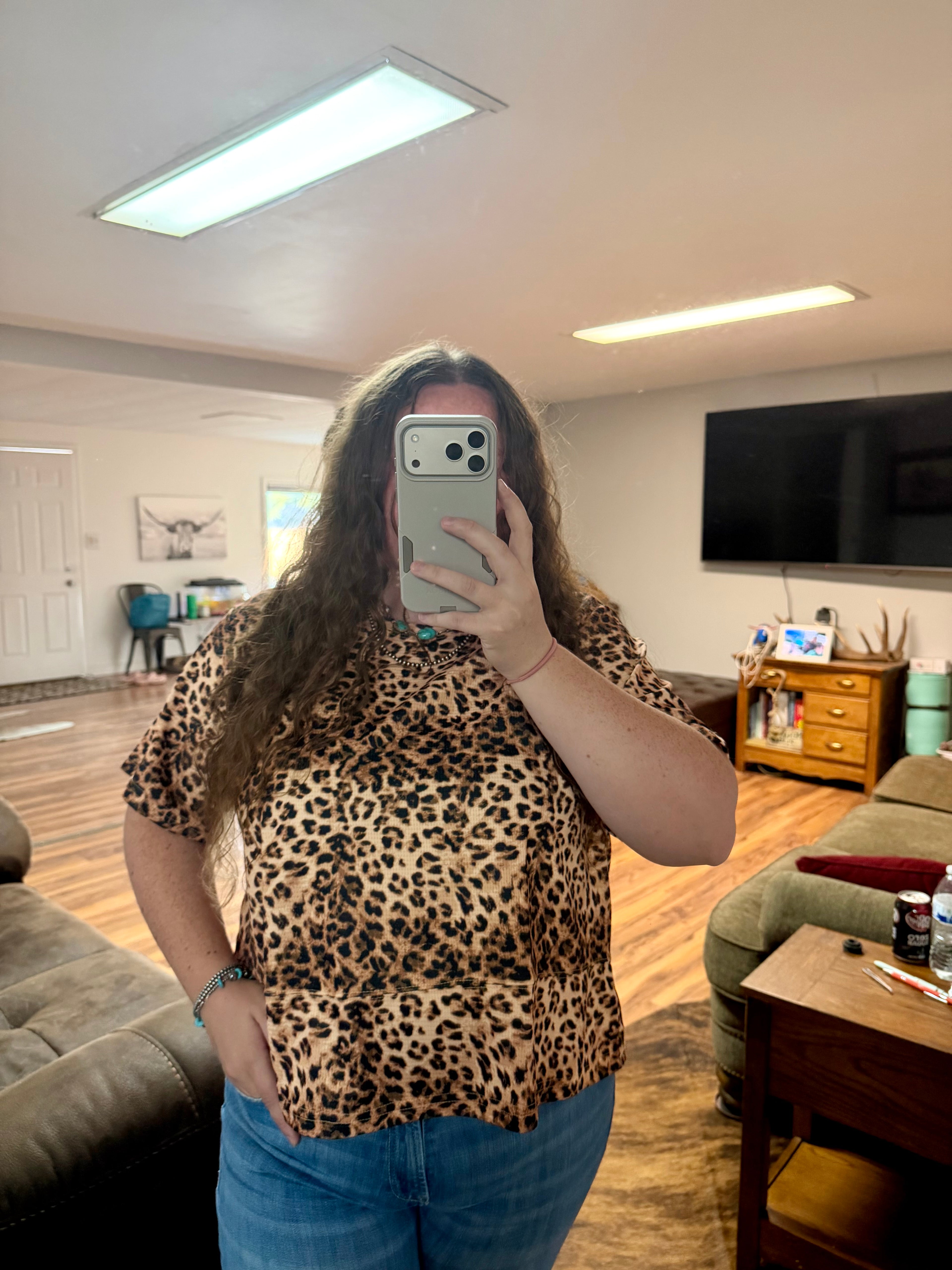 Spot Me Out Leopard Top
