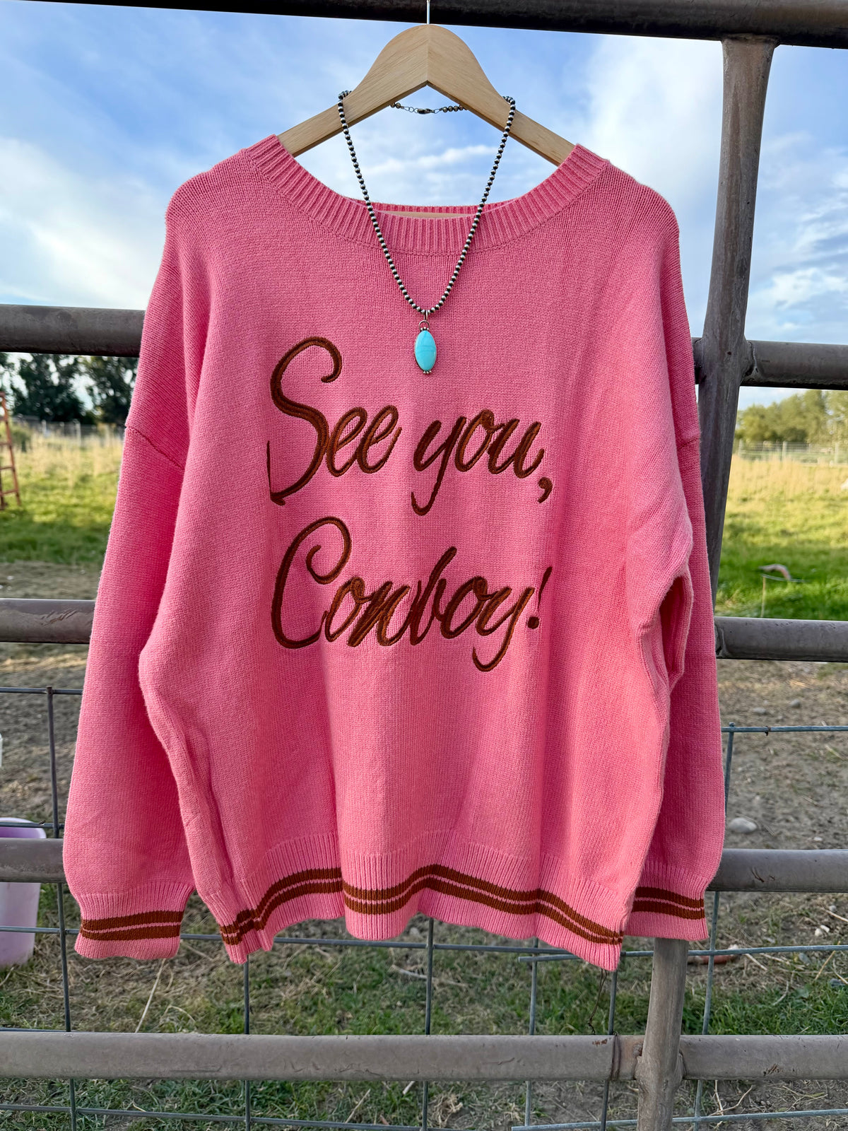 See You Cowboy Sweater
