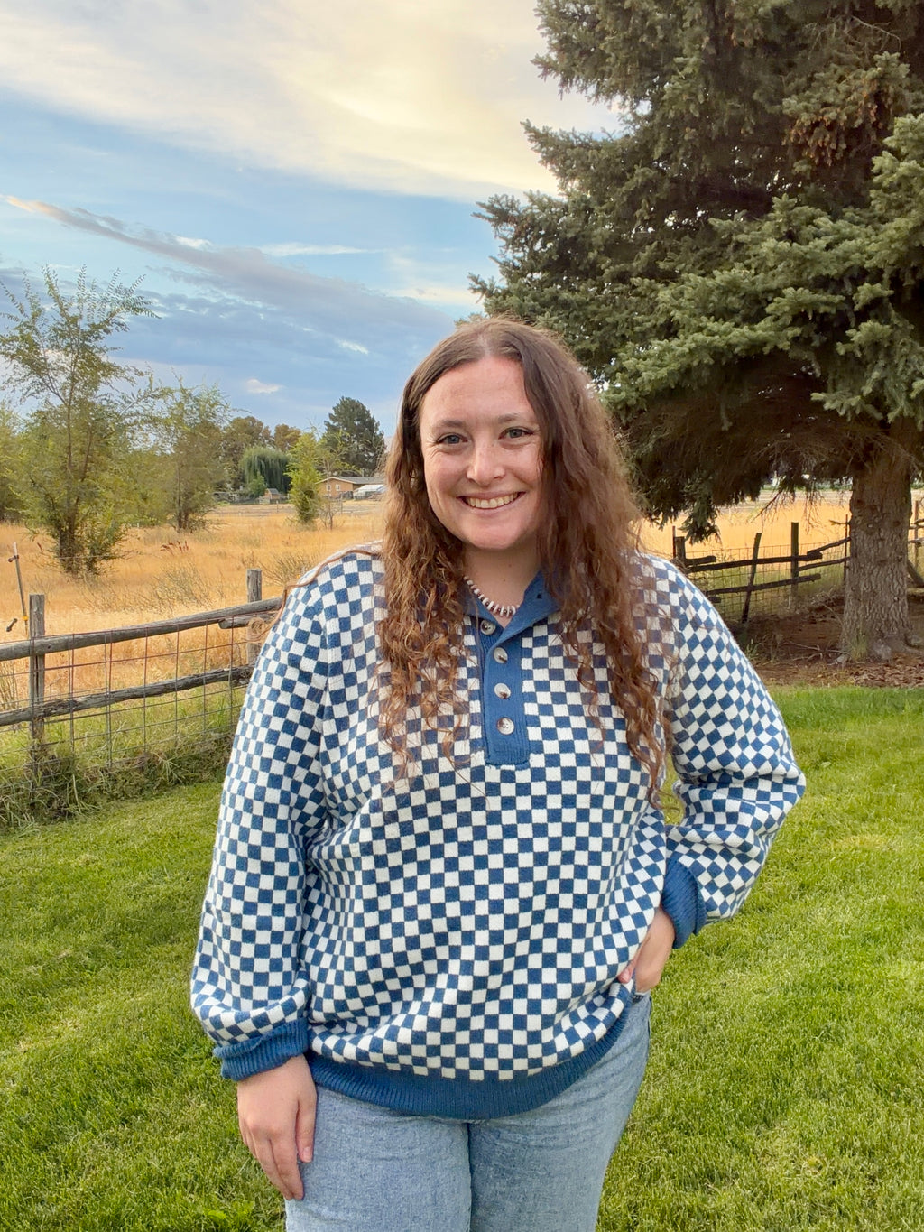 Blue Ribbon Sweater