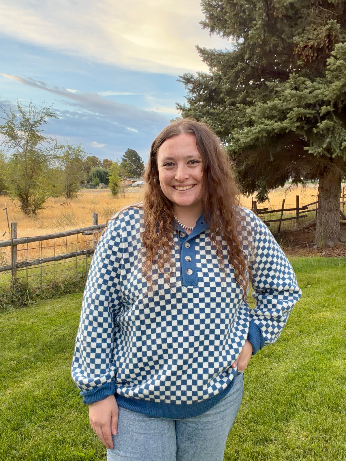 Blue Ribbon Sweater