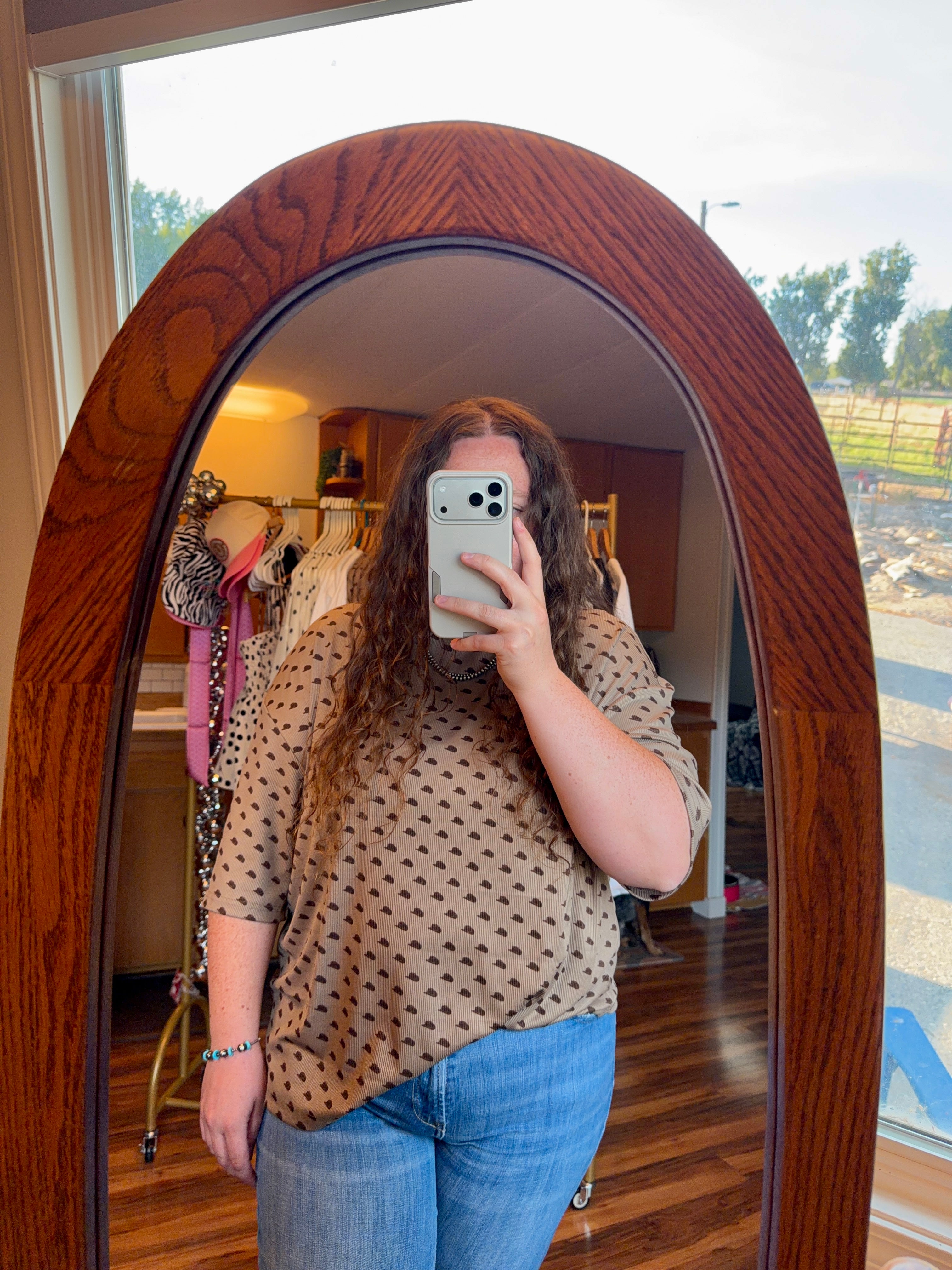 The Polka Dotted Cowboy Top