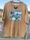 Turquoise Cowboy Graphic Tee